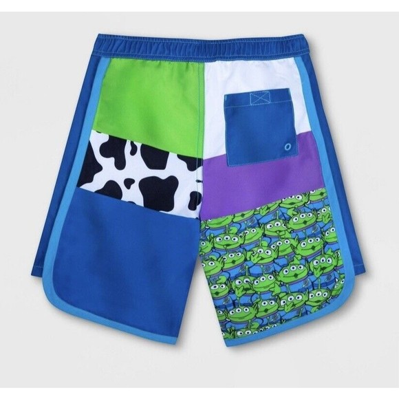 Disney Store Toy Story Adaptive Swim Trunks Size Large Kids NEW - Picture 4 of 5